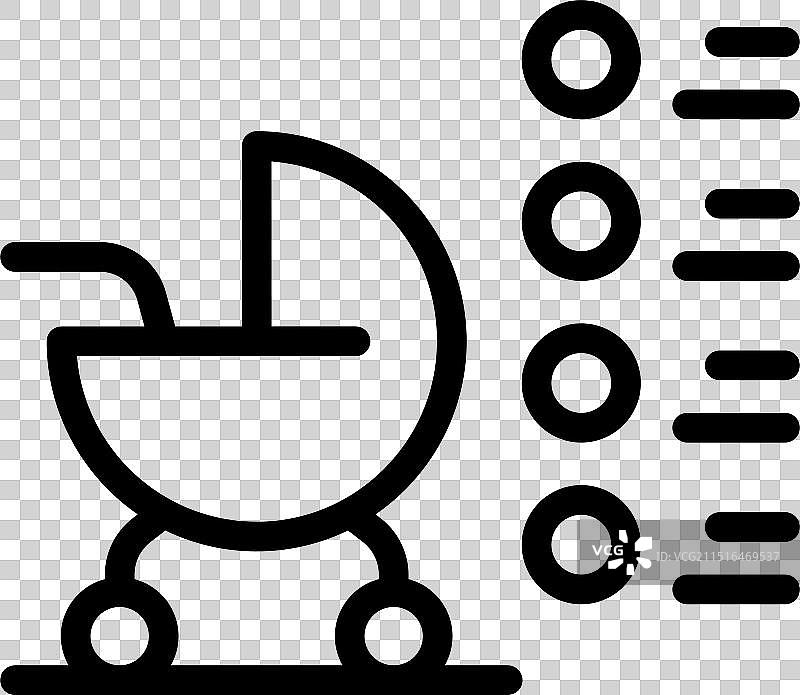 婴儿车旁的清单图片素材