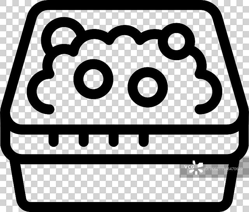 装满食物的午餐盒，适用于学校或工作图片素材