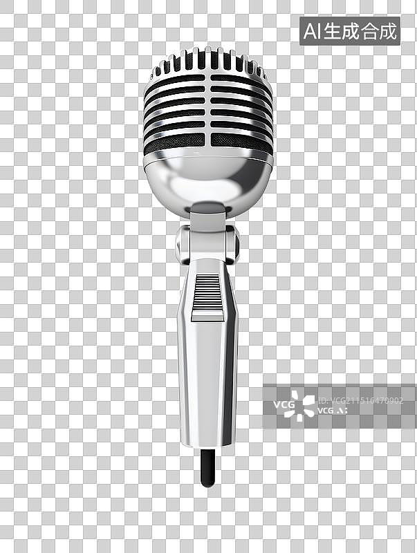 【AI数字艺术】麦克风图片素材