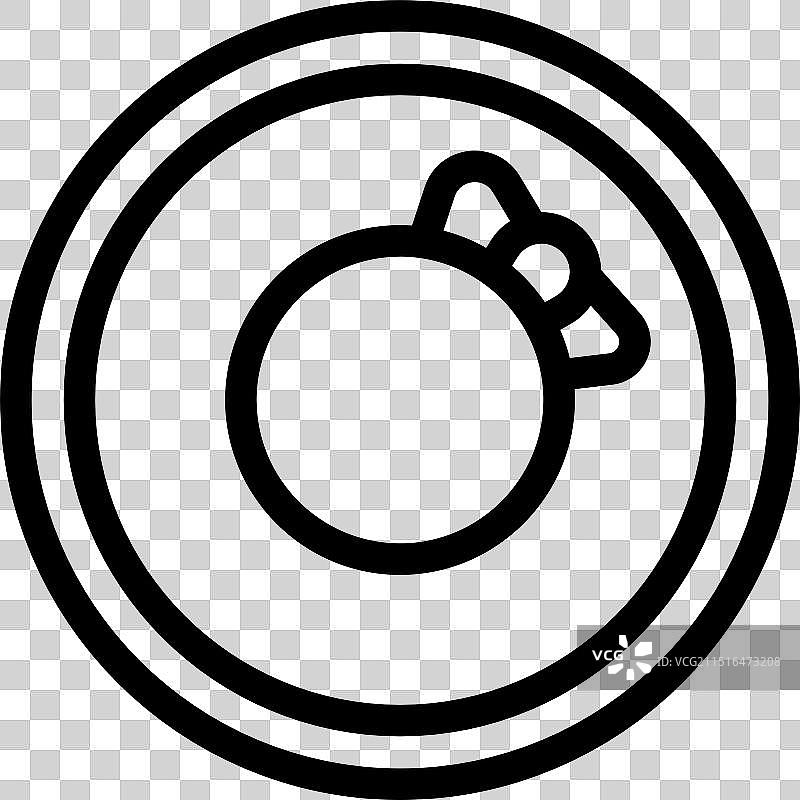 圆形可爱卡通小鸡图标图片素材