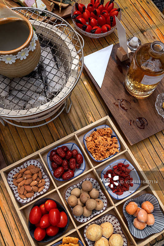 围炉煮茶图片素材