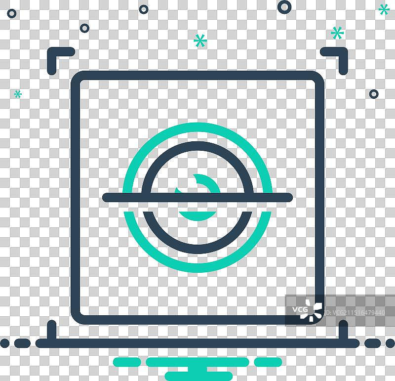 眼睛扫描图片素材