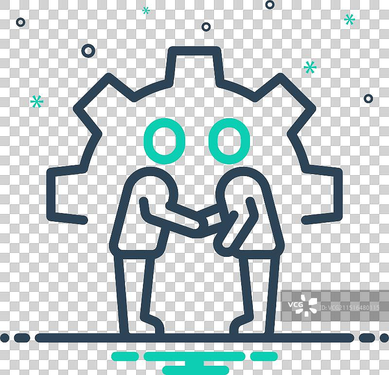 伙伴关系图片素材