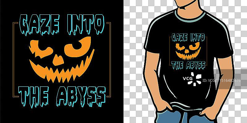 万圣节T恤EPS图片素材