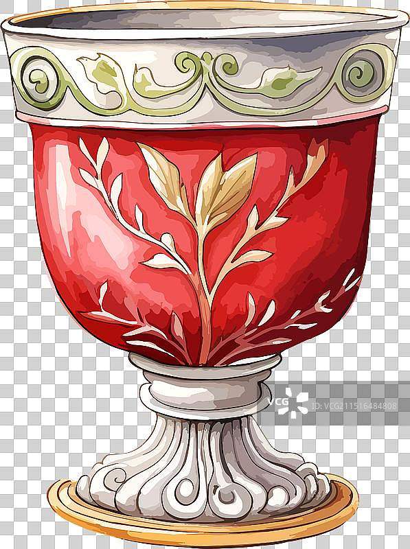 以利亚杯剪贴画（隔离）图片素材