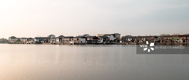 浙江绍兴叶家堰风光图片素材