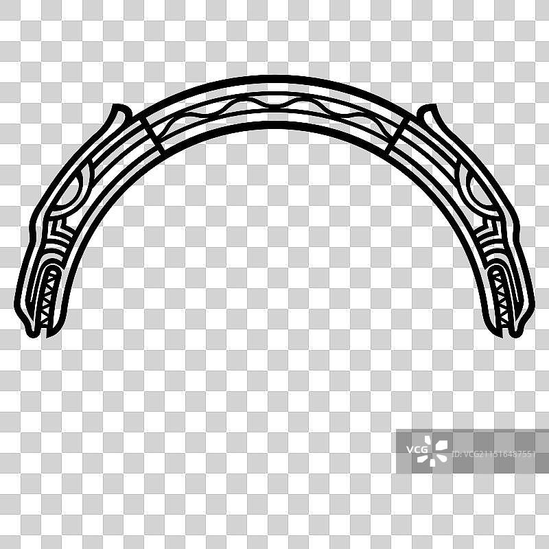 古代凯尔特斯堪的纳维亚神话符号图片素材