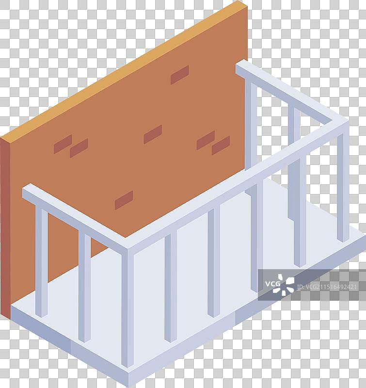 最新2.5D栏杆图标图片素材