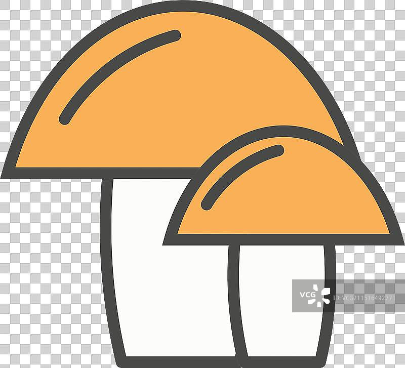 食用蘑菇图标图片素材