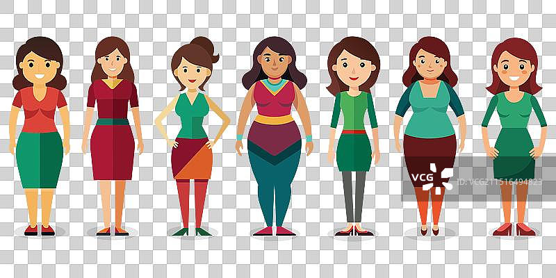 女性合集素材图片素材