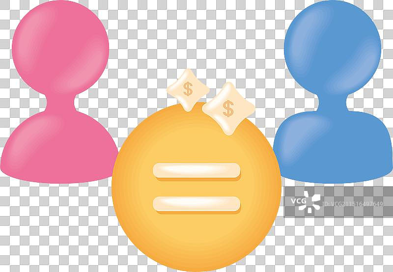 男女同工同酬图片素材