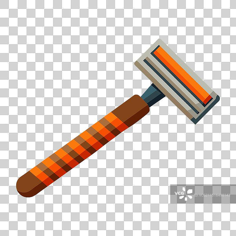 白色背景上的剃须刀图片素材