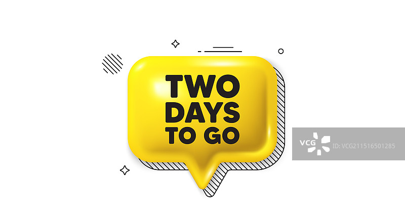 倒计时2天特别优惠3D标志图片素材