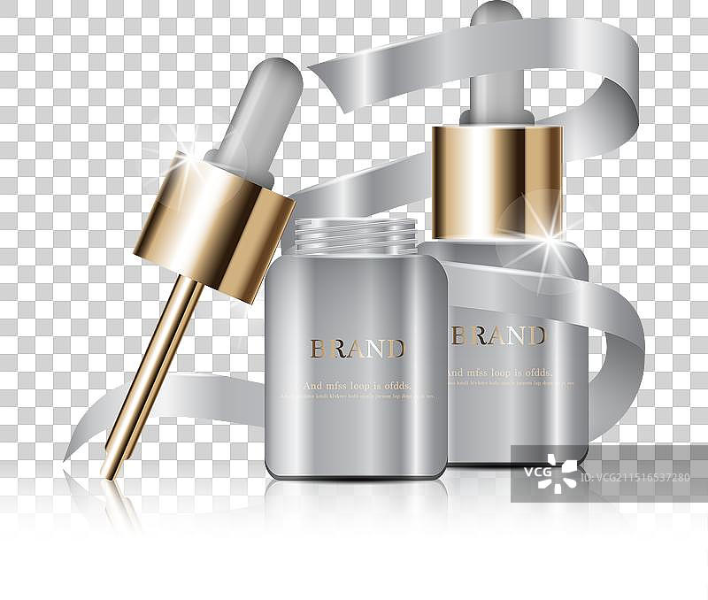 年度促销补水面部精华液图片素材