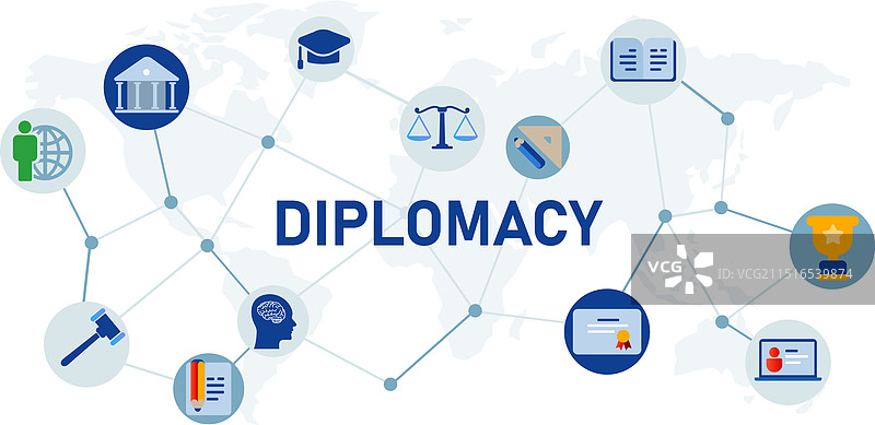 外交法律公正秩序连接图片素材