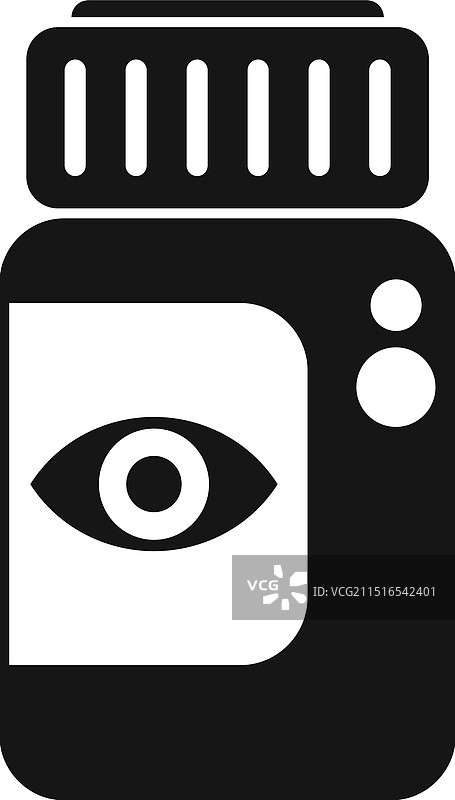 滴眼液瓶简约风格图标图片素材