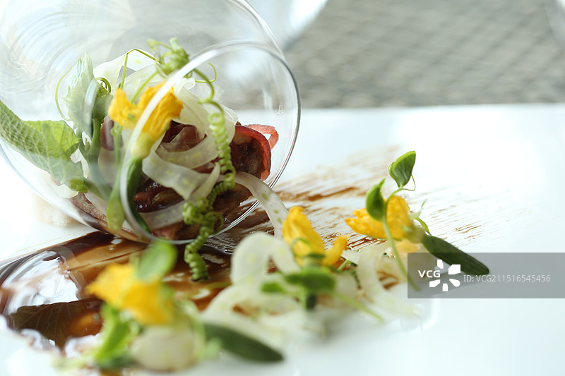 醋腌柠檬华子鱼图片素材