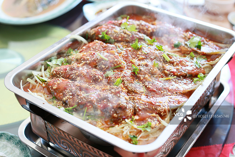 香烤华子鱼图片素材