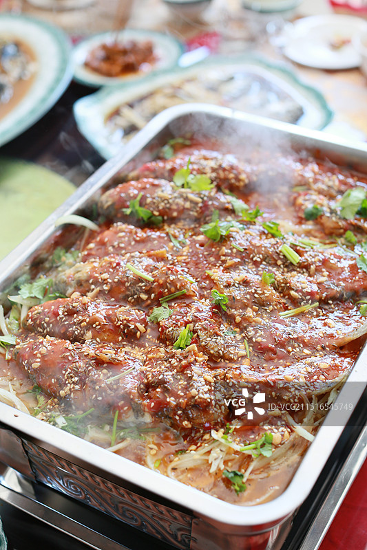 香烤华子鱼图片素材