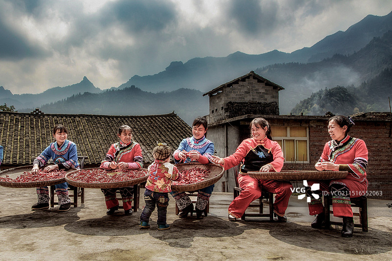 鄂西南土家人图片素材