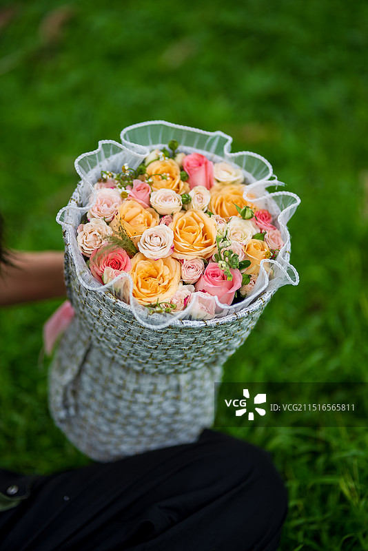 一束美丽的玫瑰花图片素材