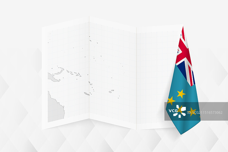 图瓦卢灰度地图与图瓦卢挂饰图片素材