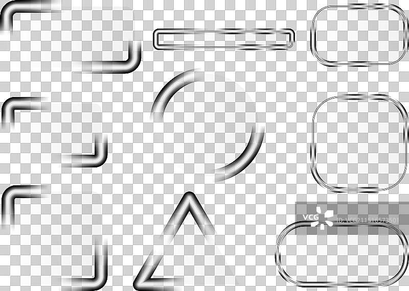 未来科技HUD光效边框合集图片素材