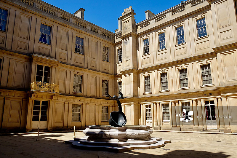 英国峰区国家公园查茨沃斯庄园Chatsworth House外部特写图片素材
