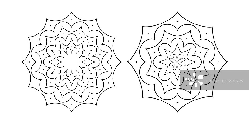 放射状图案合集图片素材