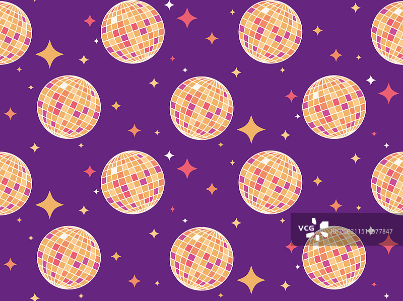 镜面迪斯科球图案图片素材
