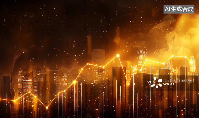 【AI数字艺术】金融,数据,投资,股市,经济图片素材