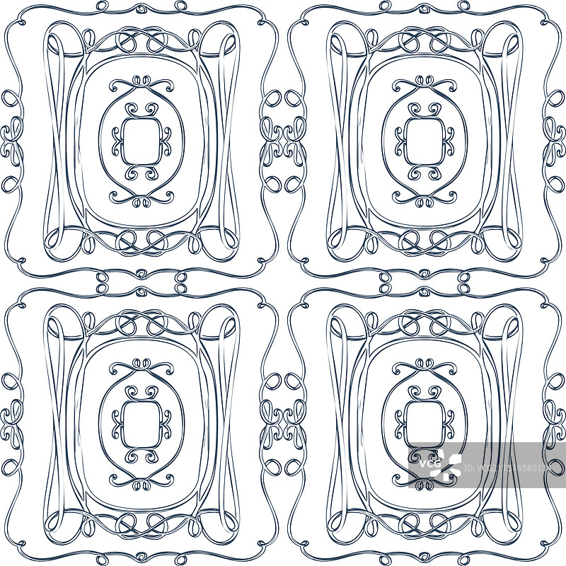 程式化民族图案无缝图案图片素材