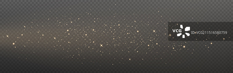 金色闪光背景发光粉尘效果图片素材