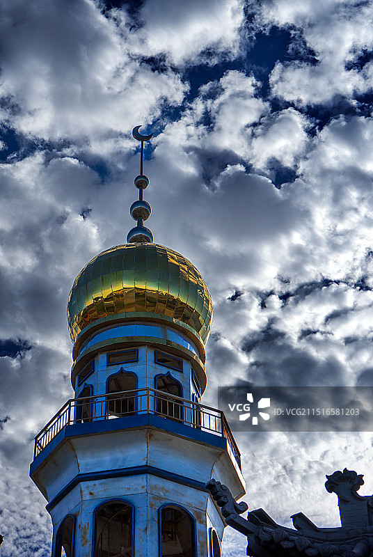 格尔木的塔图片素材