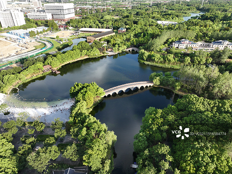 上海浦东金海湿地公园图片素材