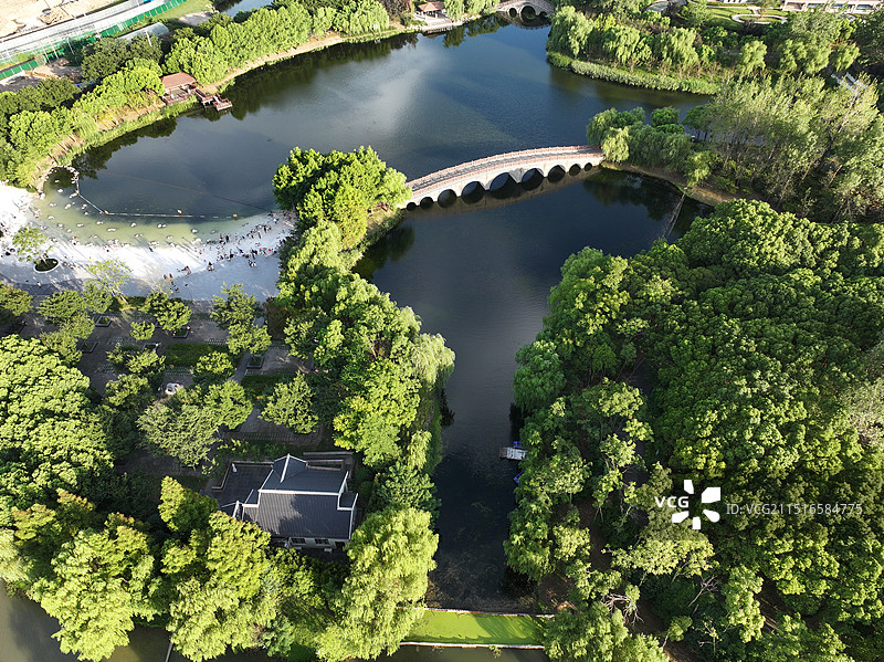 上海浦东金海湿地公园图片素材