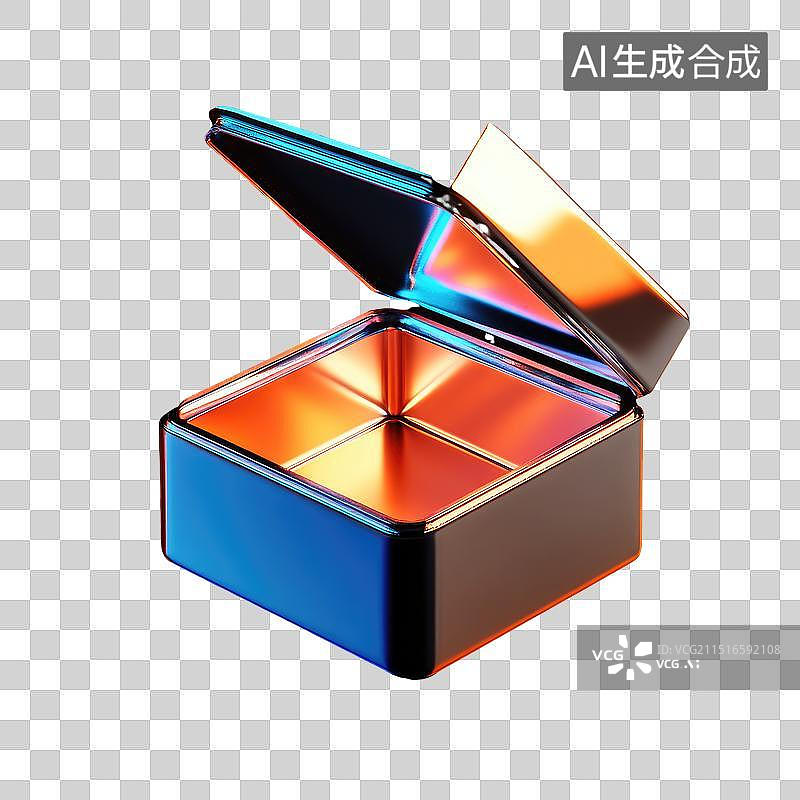 【AI数字艺术】镭射风3D促销元素图片素材