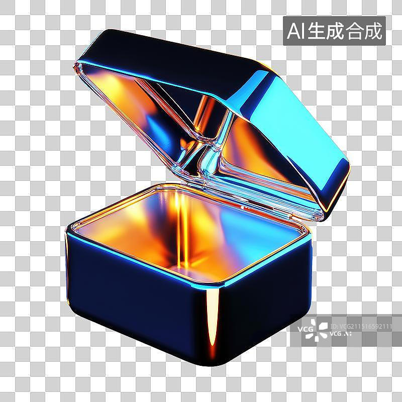 【AI数字艺术】镭射风3D促销元素图片素材