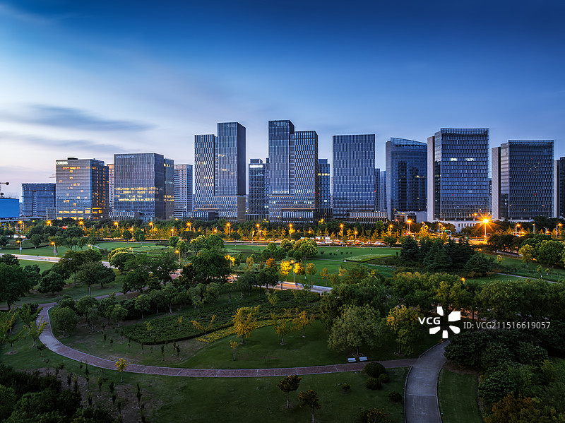 徐州大龙湖金融聚集区图片素材