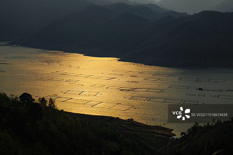 贵州罗甸县红水河镇红水河图片素材