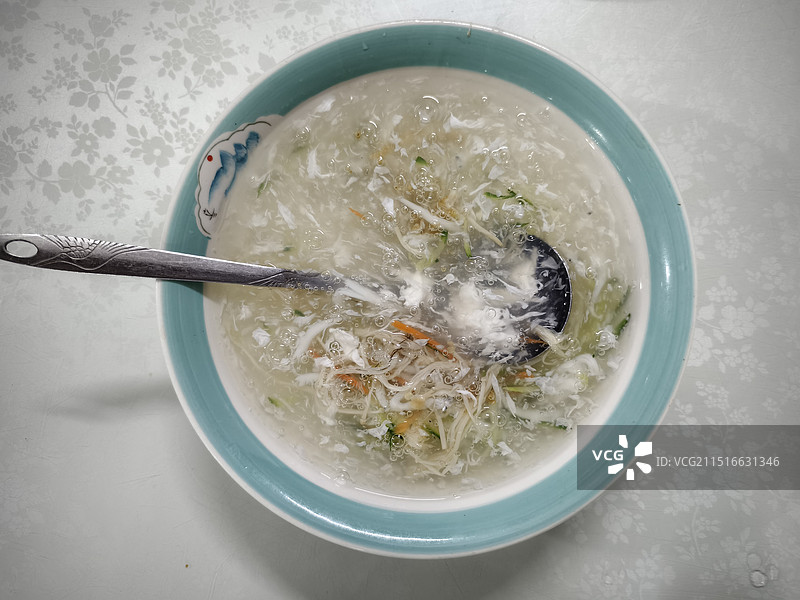 太湖三白——三丝银鱼羹图片素材