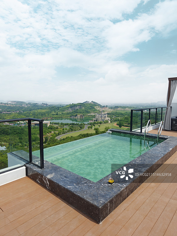 江苏 宜兴 隐龙谷 君澜酒店 岭上度假屋 别墅 豪华酒店 民宿 阳台 露台 露天泳池 泡池 大堂 城图片素材