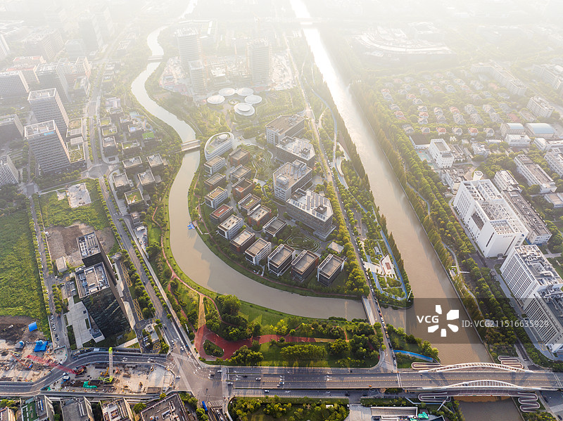 上海浦东张江人工智能岛图片素材