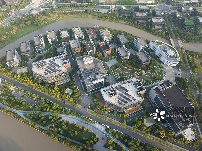 上海浦东张江人工智能岛图片素材