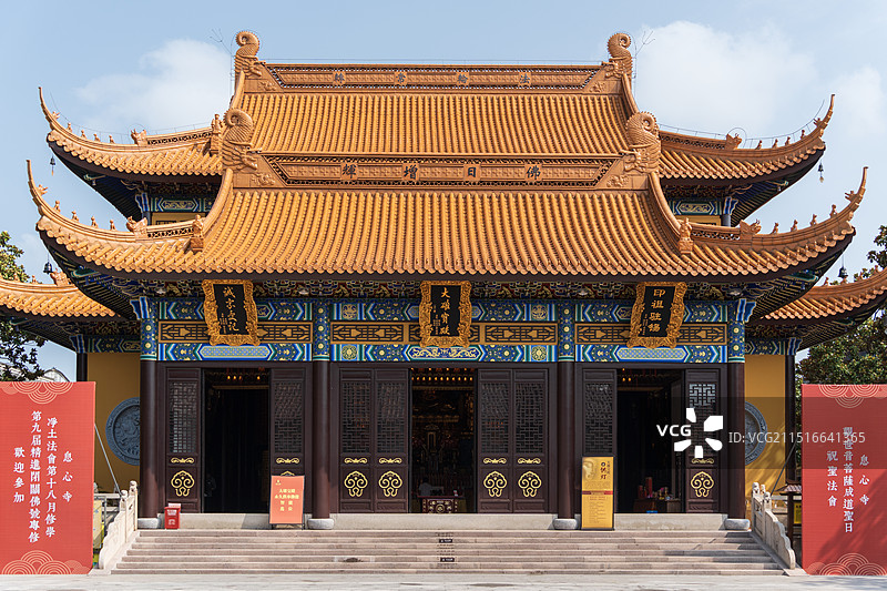 盐城射阳县息心寺景区图片素材