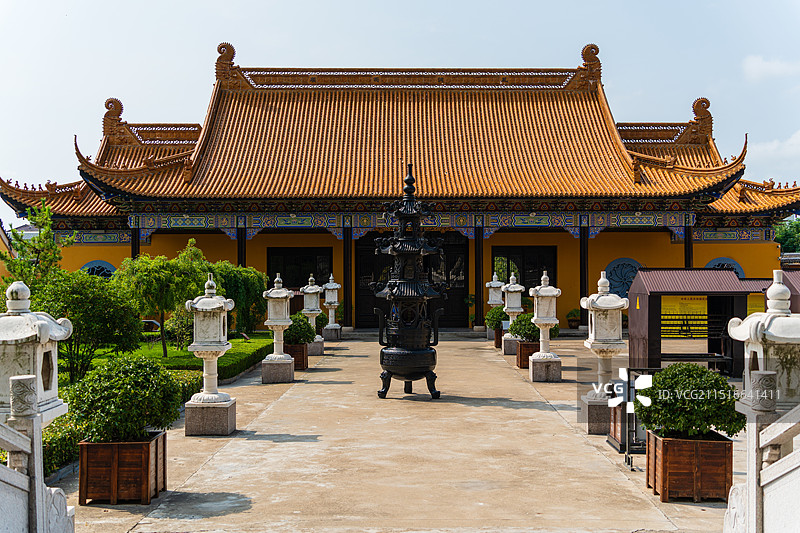 盐城射阳县息心寺景区图片素材