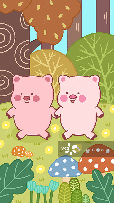 奇幻森林图片素材