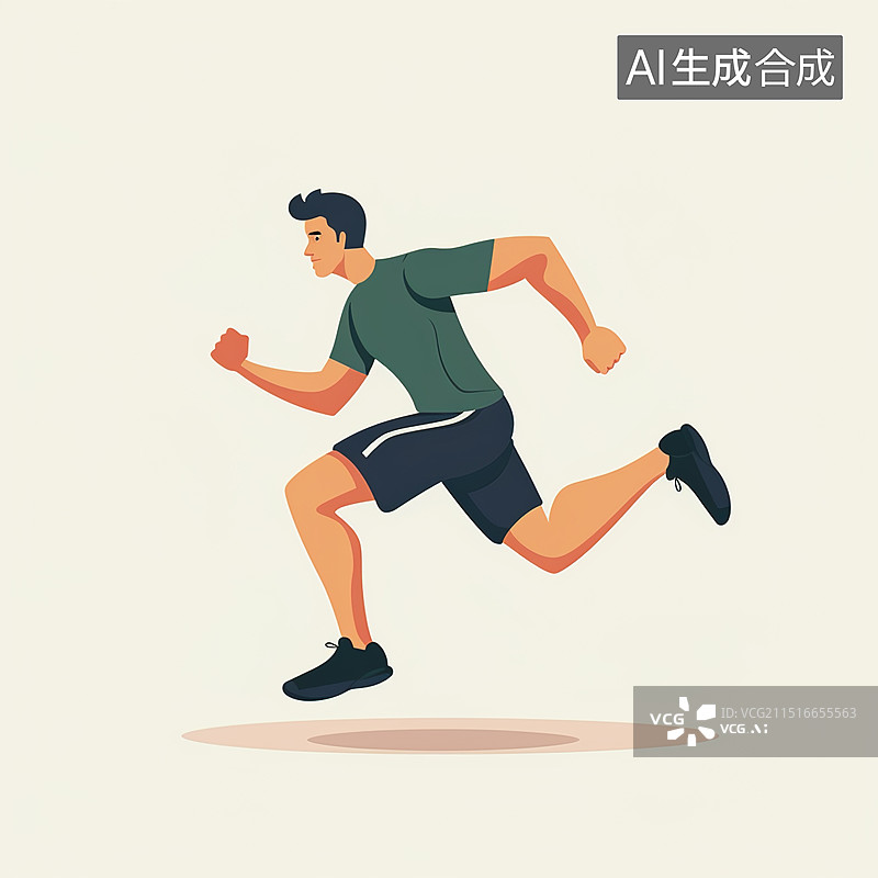 【AI数字艺术】健身房锻炼的人 跑步图片素材