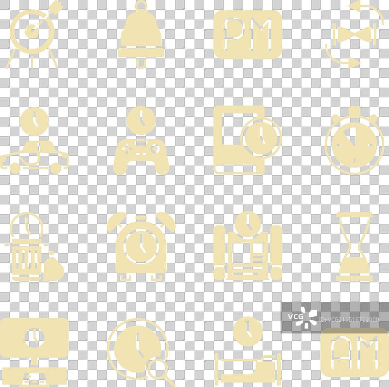 带沙子的旧沙漏早晨时间合集图片素材