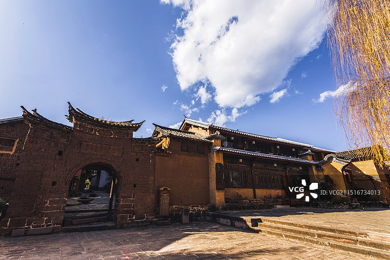 麗江沙溪古鎮图片素材